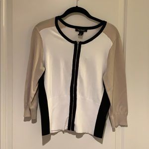 Zipper Front Cardigan